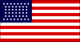 44 Star Flag 1891 